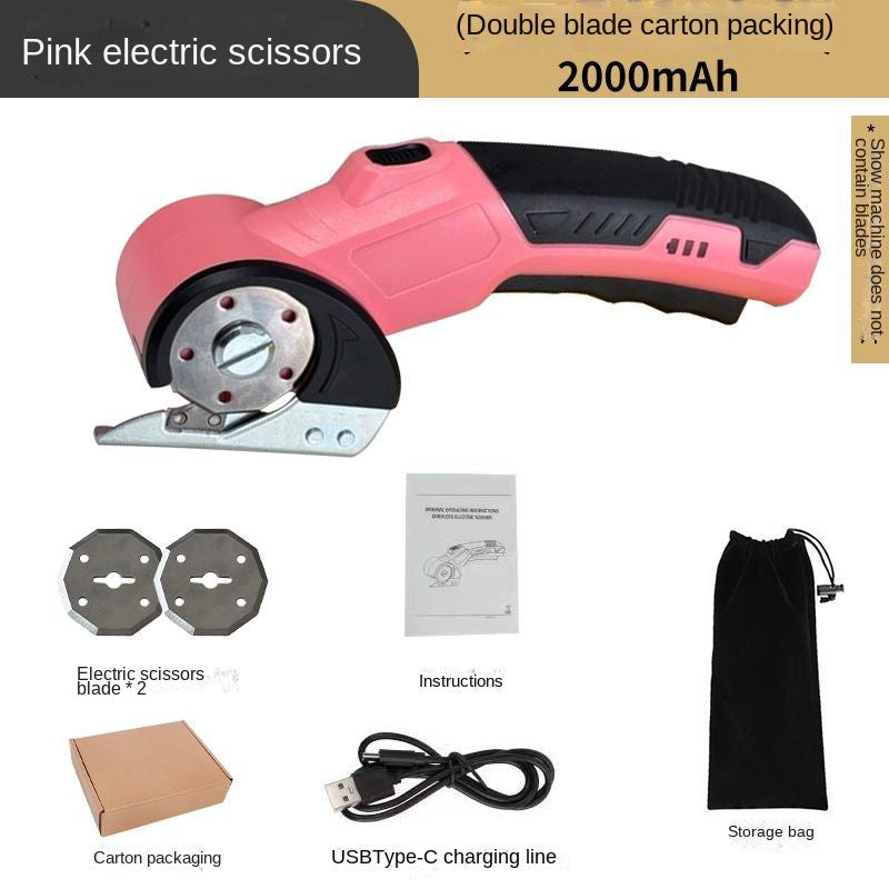 Cordless Electric Rotary Fabric Cutter & Scissors