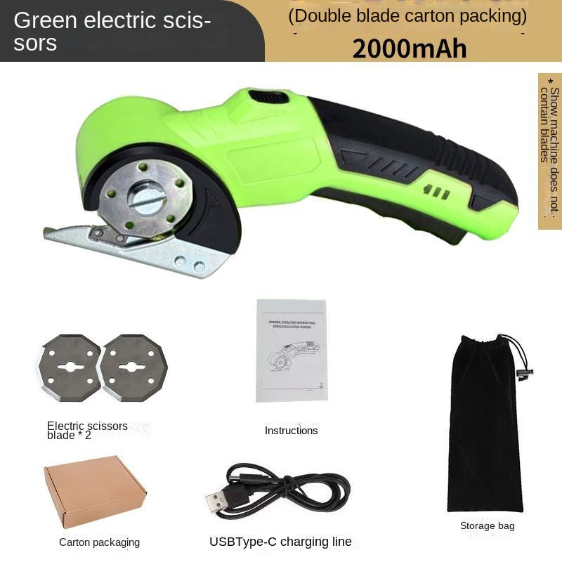 Cordless Electric Rotary Fabric Cutter & Scissors